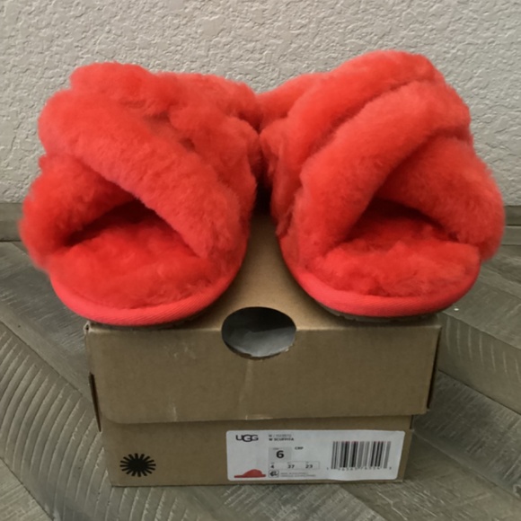 UGG® Scuffita Fluffy Slip-On Sandals - Picture 6 of 9